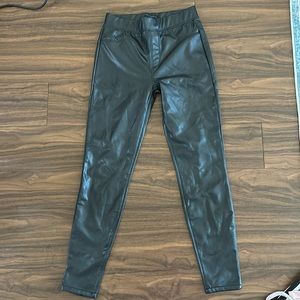 Anthropologie leather pants small